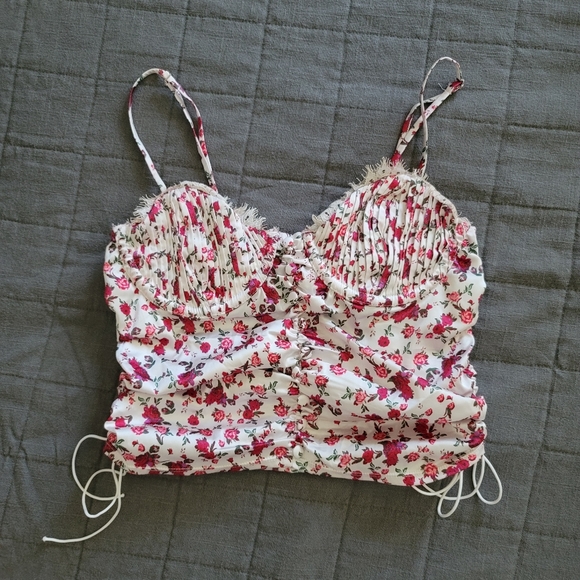 For Love And Lemons Other - 💕 NWOT For Love And Lemons bustier corset tie tank s